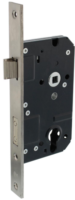 Intersteel SKG2 Veiligheidsslot PC72 met rechthoekige voorplaat 25 x 238 mm