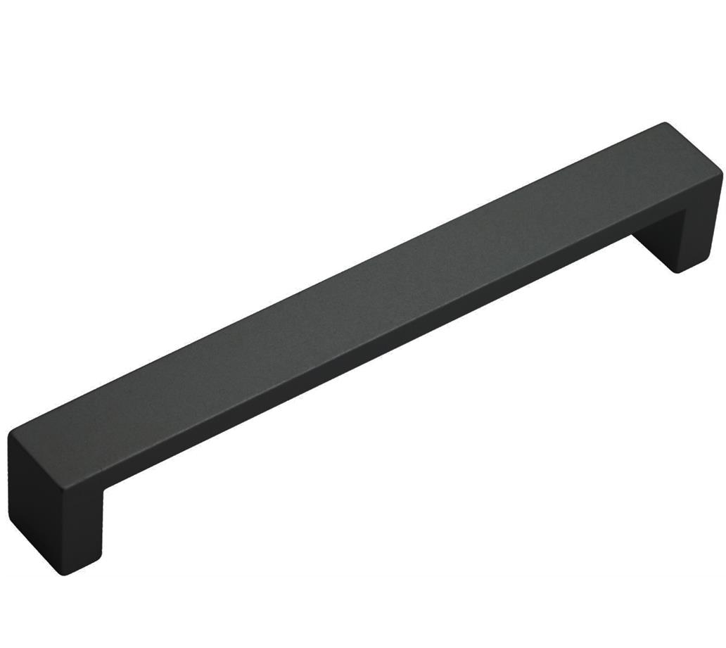 Greep Recht Mat Zwart 192 mm