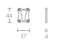 PC-Plaatje klaver mat zwart - Afbeelding 2