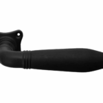 Deurkruk Ton Model Mat Zwart/Ebbenhout op Klaver Rozet