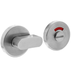 WC-sluiting Stift 8mm ø53x10mm met comfortknop rvs