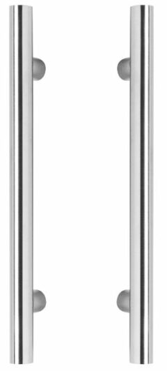 Set Deurgrepen T-vorm 1200X80X30 HoH 1000 mm RVS
