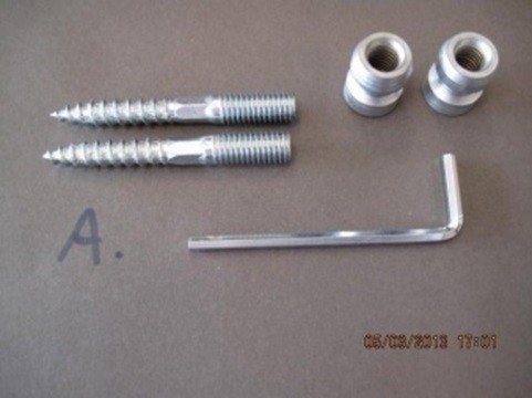 Deurgreep U-vorm bevestiging