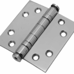 Kogellagerscharnier 7676 mm rechte hoek RVS gepolijst
