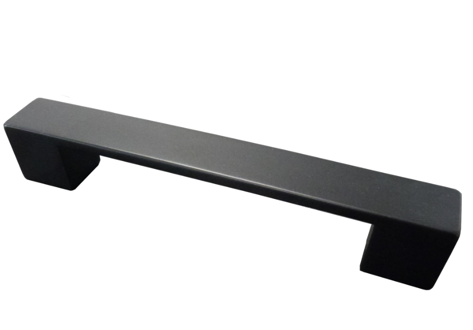 Greep Kubus mat zwart 160 mm