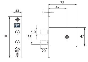 Veiligheidsbijzetslot SKG**