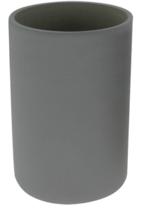 Differnz Jukon Tandenborstel/Bekerhouder Rond 110x70x70 mm Grijs