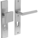 Intersteel Veiligheidsbeslag PC72 met kerntrek beveiliging greep/kruk SKG3 RVS Rechthoekig