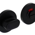 WC-sluiting 8 mm ø55x8mm Aluminium Zwart