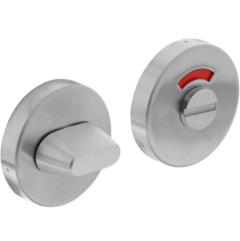 Intersteel wc-sluiting 5mm rond verdekt met metaal rvs geborsteld