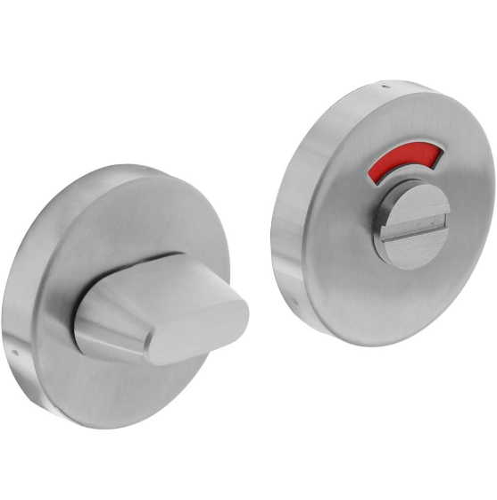 Intersteel wc-sluiting 5mm rond verdekt met metaal rvs geborsteld