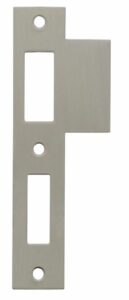 Intersteel Sluitplaat voor dag- en nachtschoot tbv woningbouwsloten rechthoekig met korte lip rvs