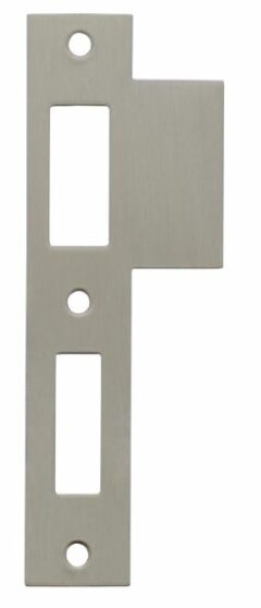 Intersteel Sluitplaat voor dag- en nachtschoot tbv woningbouwsloten rechthoekig met korte lip rvs