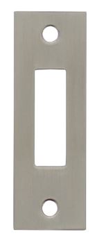 Intersteel Sluitplaat voor kastslot tbv woningbouwsloten, rechthoekig rvs