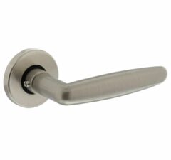 Deurkruk Sophie met rozet ø49x7mm verdekt mat nikkel