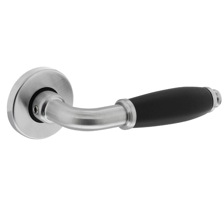 Intersteel deurklink Courgette met rozet ø49x7mm verdekt mat chroom