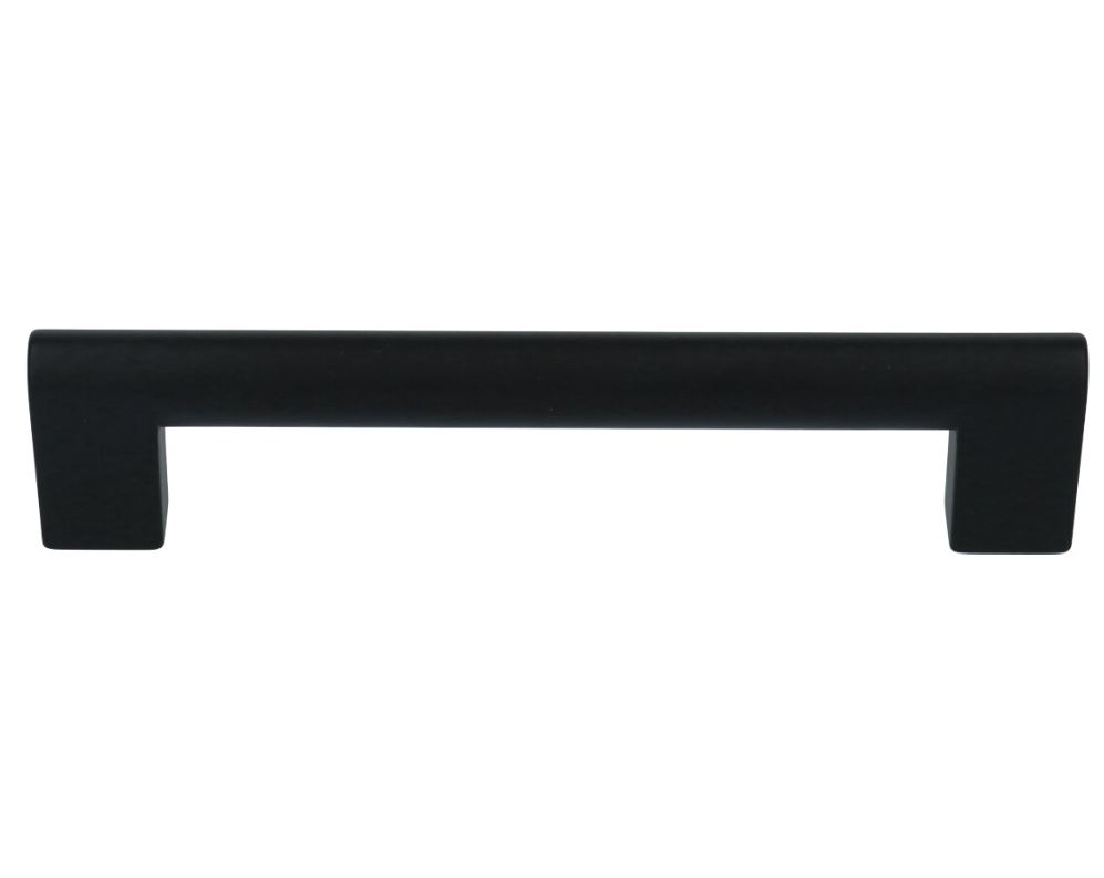 Greep Rond Zwart 128 mm