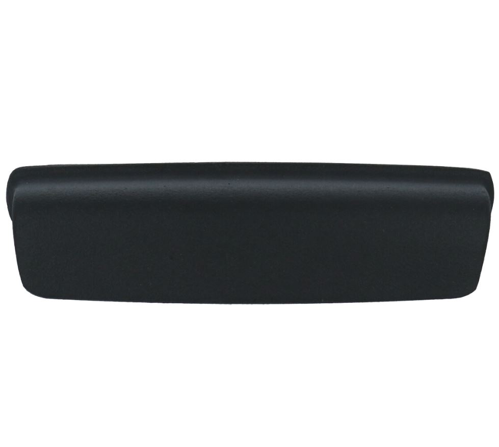 Profiel/Komgreep Massief Mat Zwart 96 mm