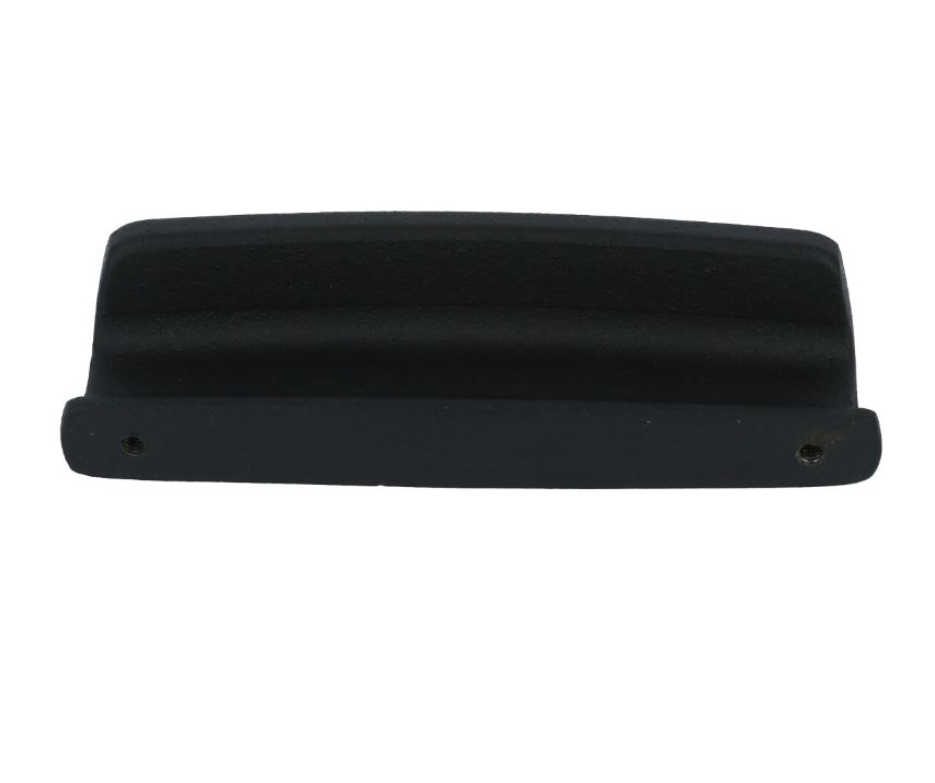 Profiel/Komgreep Massief mat zwart 96 mm - Afbeelding 2