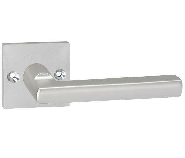 Deurkruk Leeds op Vierkant Rozet Aluminium F1