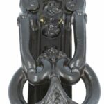 Deurklopper ijzer blank gelakt