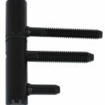 Inboorpaumelle voor houten deuren en kozijnen Zwart