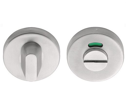 WC-Sluiting Rond met 8 mm stift RVS