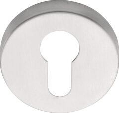 PC-Plaatje Rond Mat RVS