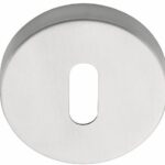 Sleutelplaatje Rond Mat RVS