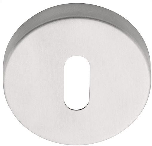 Sleutelplaatje Rond Mat RVS