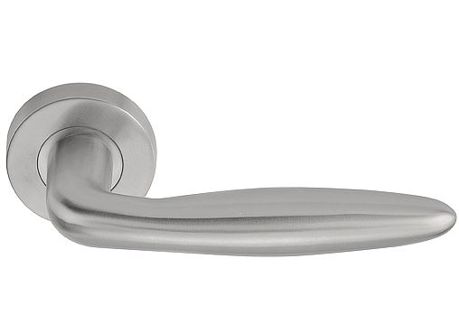 Deurkruk Sigaar Model op ronde rozet Mat RVS