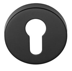 PC-Plaatje Rond Mat RVS/Zwart