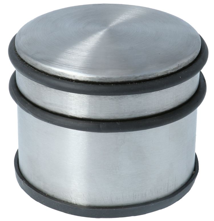 Deurstop Rond 90 mm rvs