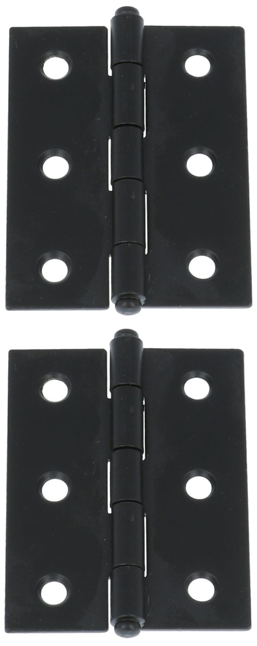 Starx scharnier smal model vaste pen 60 x 46 mm zwart