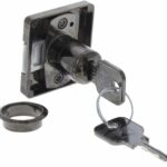 Opzet Cilinderslot compleet voor Kasten 20 mm Zwart