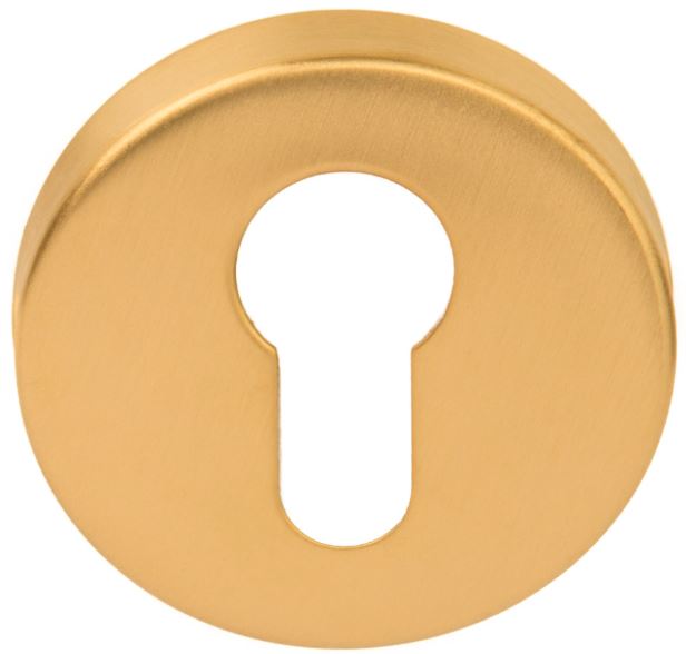 PC-Plaatje Rond D10 PVD Mat Goud