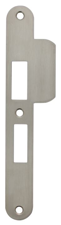 Intersteel Sluitplaat 192x25x1,5mm afgerond met korte lip, DIN links rvs