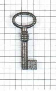 Sleutel gietijzer met gat 50 mm - Afbeelding 2