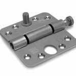 Nylon glijlagerscharnier Doorgezette knoop ronde hoeken 89x89 mm staal verzinkt SKG***®