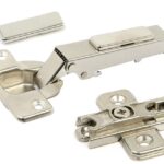 Potscharnier push-to-open Mesuco 143 volledig opdek opschroefbaar 48 mm