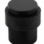 Intersteel deurstop Vloermontage ø30x40mm zwart