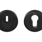 SKG3 Veiligheid-Rozet Met Kerntrekbeveiliging BASICS LBVEIL-KT PVD Mat Zwart