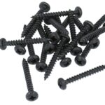 20 stuks Zwarte Schroeven CK Pozy Drive 3.0 x 25 mm