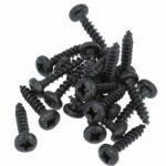 20 stuks Zwarte Schroeven CK Pozy Drive 4.0 x 20 mm