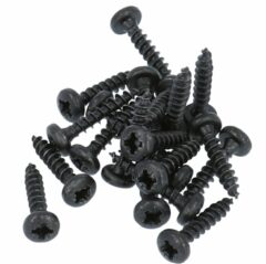 20 stuks Zwarte Schroeven CK Pozy Drive 4.0 x 20 mm