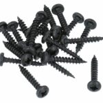 20 stuks Zwarte Schroeven CK Pozy Drive 4.0 x 25 mm
