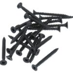 20 stuks Zwarte Schroeven Pozy Drive 3.0 x 30 mm