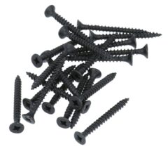 20 stuks Zwarte Schroeven Pozy Drive 3.0 x 30 mm