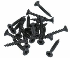 20 stuks Zwarte Schroeven Pozy Drive 4.5 x 30 mm