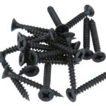 20 stuks Zwarte Schroeven Pozy Drive 6.0 x 50 mm